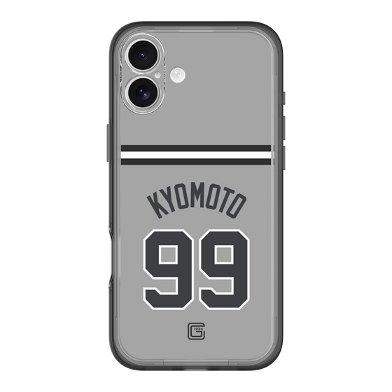 スリムプロテクションプレミアムケース［ 読売ジャイアンツ - #99 KYOMOTO - ビジター ］