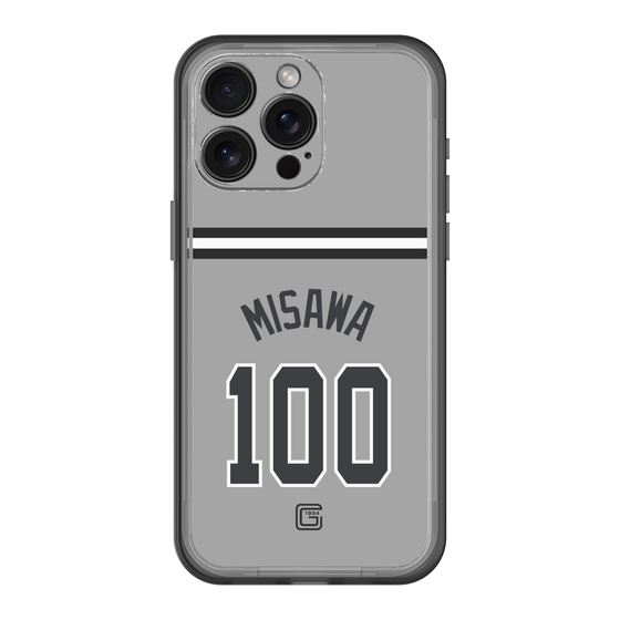 スリムプロテクションプレミアムケース［ 読売ジャイアンツ - #100 MISAWA - ビジター ］