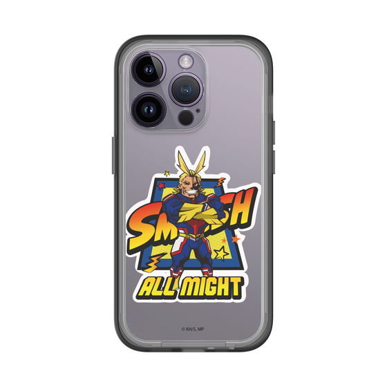 スリムプロテクションプレミアムケース［ 僕のヒーローアカデミア - ミニキャラ - オールマイト ］