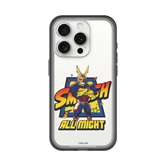 スリムプロテクションプレミアムケース［ 僕のヒーローアカデミア - ミニキャラ - オールマイト ］