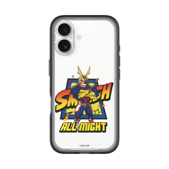 スリムプロテクションプレミアムケース［ 僕のヒーローアカデミア - ミニキャラ - オールマイト ］
