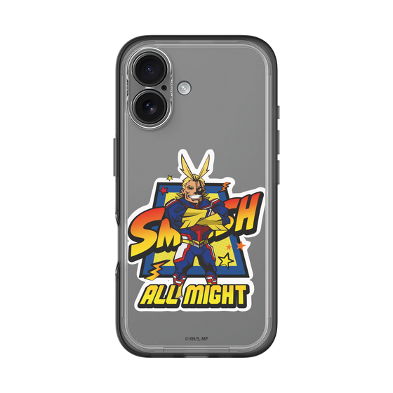 スリムプロテクションプレミアムケース［ 僕のヒーローアカデミア - ミニキャラ - オールマイト ］