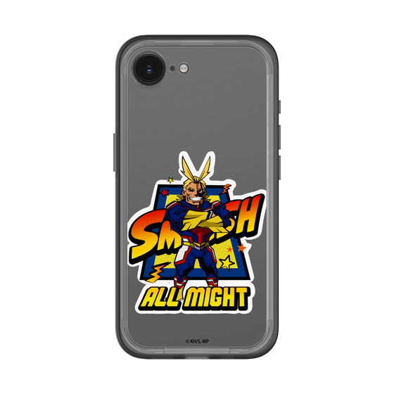 スリムプロテクションプレミアムケース［ 僕のヒーローアカデミア - ミニキャラ - オールマイト ］