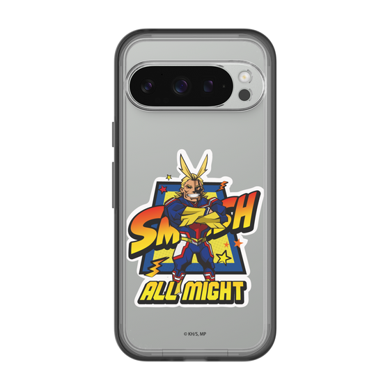 スリムプロテクションプレミアムケース［ 僕のヒーローアカデミア - ミニキャラ - オールマイト ］