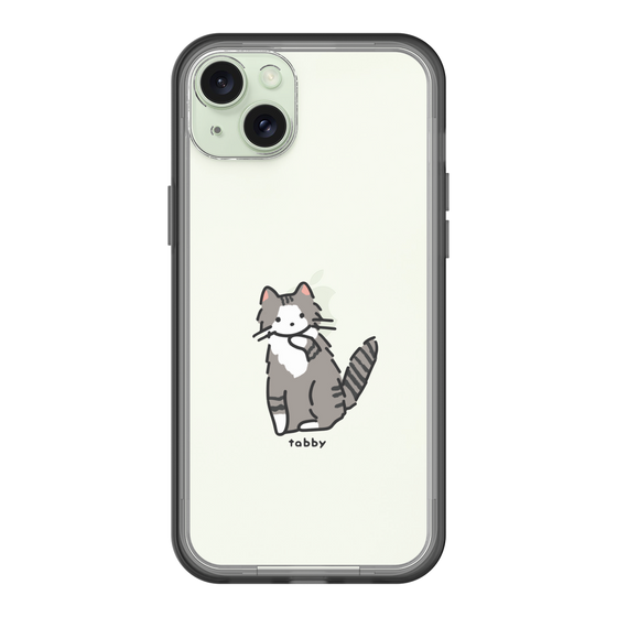 スリムプロテクションプレミアムケース［ オリジナル - CASEPLAYネコ - tabby ］