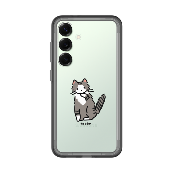 スリムプロテクションプレミアムケース［ オリジナル - CASEPLAYネコ - tabby ］