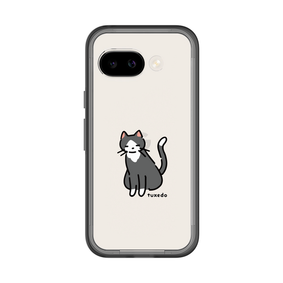 スリムプロテクションプレミアムケース［ オリジナル - CASEPLAYネコ - tuxedo ］