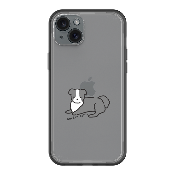 スリムプロテクションプレミアムケース［ オリジナル - CASEPLAYイヌ - border collie ］