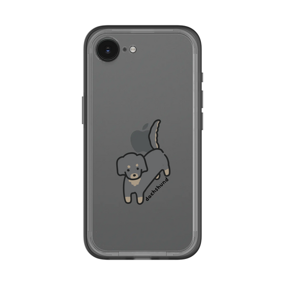 スリムプロテクションプレミアムケース［ オリジナル - CASEPLAYイヌ - dachsund ］