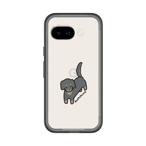 スリムプロテクションプレミアムケース［ オリジナル - CASEPLAYイヌ - dachsund ］