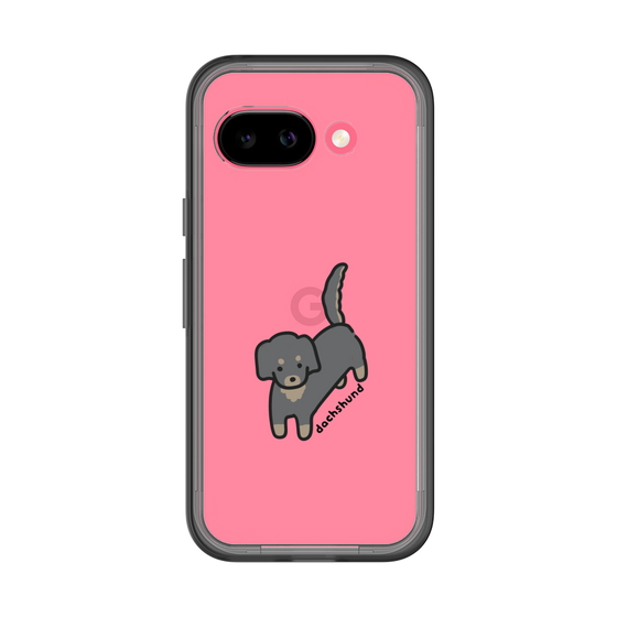 スリムプロテクションプレミアムケース［ オリジナル - CASEPLAYイヌ - dachsund ］