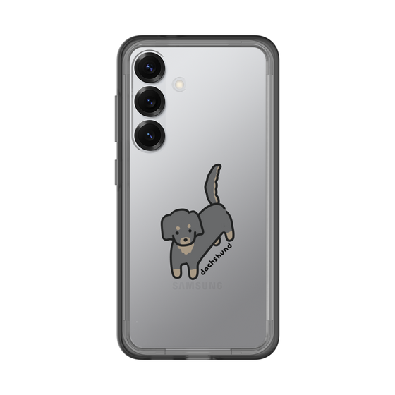 スリムプロテクションプレミアムケース［ オリジナル - CASEPLAYイヌ - dachsund ］
