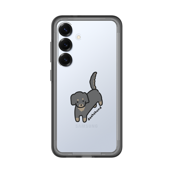 スリムプロテクションプレミアムケース［ オリジナル - CASEPLAYイヌ - dachsund ］