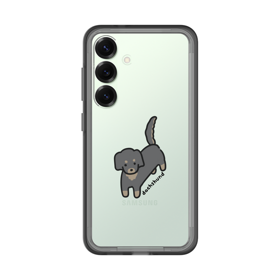 スリムプロテクションプレミアムケース［ オリジナル - CASEPLAYイヌ - dachsund ］