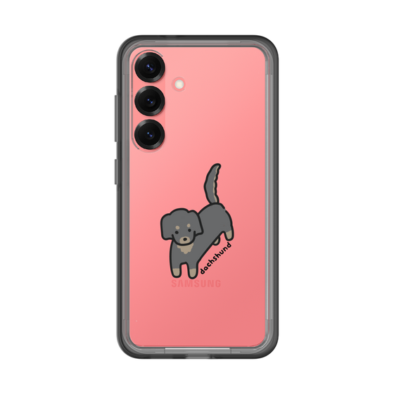 スリムプロテクションプレミアムケース［ オリジナル - CASEPLAYイヌ - dachsund ］