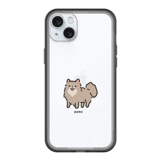 スリムプロテクションプレミアムケース［ オリジナル - CASEPLAYイヌ - pome ］