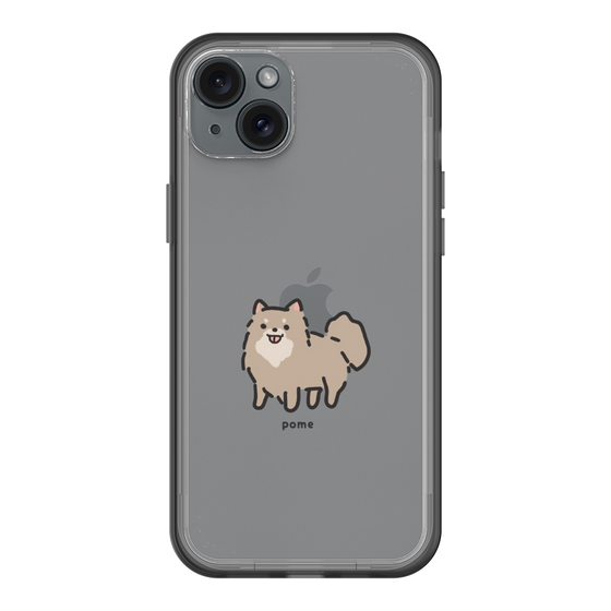 スリムプロテクションプレミアムケース［ オリジナル - CASEPLAYイヌ - pome ］