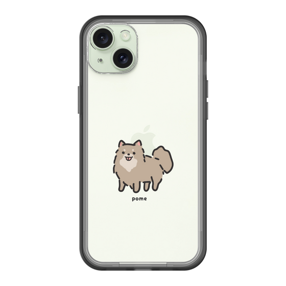 スリムプロテクションプレミアムケース［ オリジナル - CASEPLAYイヌ - pome ］