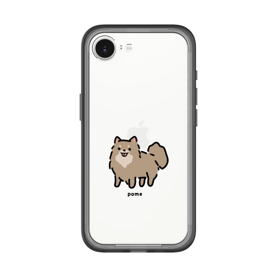 スリムプロテクションプレミアムケース［ オリジナル - CASEPLAYイヌ - pome ］