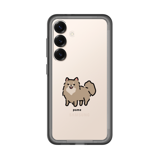 スリムプロテクションプレミアムケース［ オリジナル - CASEPLAYイヌ - pome ］