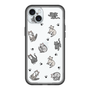 スリムプロテクションプレミアムケース［ オリジナル - CASEPLAYネコ総柄 - color ］