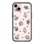 スリムプロテクションプレミアムケース［ オリジナル - CASEPLAYネコ総柄 - color ］