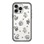 スリムプロテクションプレミアムケース［ オリジナル - CASEPLAYネコ総柄 - color ］