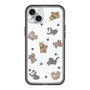 スリムプロテクションプレミアムケース［ オリジナル - CASEPLAYイヌ総柄 - color ］