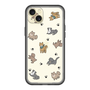 スリムプロテクションプレミアムケース［ オリジナル - CASEPLAYイヌ総柄 - color ］