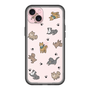 スリムプロテクションプレミアムケース［ オリジナル - CASEPLAYイヌ総柄 - color ］