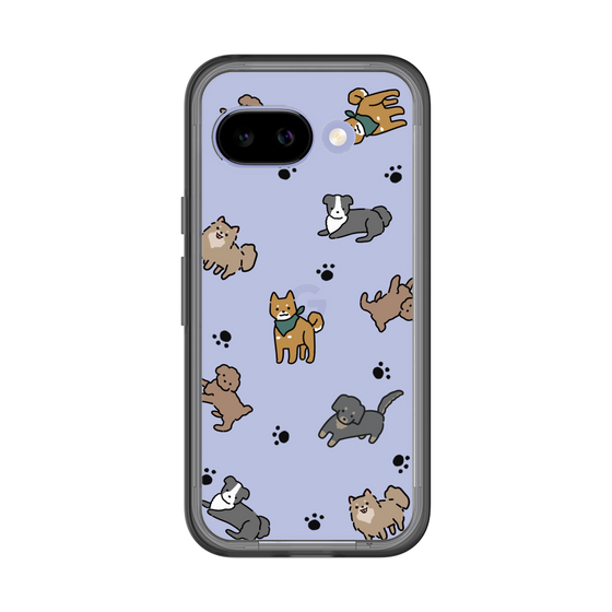 スリムプロテクションプレミアムケース［ オリジナル - CASEPLAYイヌ総柄 - color ］