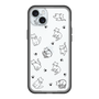 スリムプロテクションプレミアムケース［ オリジナル - CASEPLAYネコ総柄 - black ］