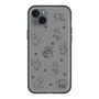 スリムプロテクションプレミアムケース［ オリジナル - CASEPLAYネコ総柄 - black ］