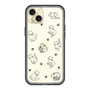 スリムプロテクションプレミアムケース［ オリジナル - CASEPLAYネコ総柄 - black ］