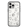 スリムプロテクションプレミアムケース［ オリジナル - CASEPLAYネコ総柄 - black ］