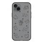 スリムプロテクションプレミアムケース［ オリジナル - CASEPLAYイヌ総柄 - black ］