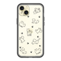 スリムプロテクションプレミアムケース［ オリジナル - CASEPLAYイヌ総柄 - black ］