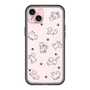 スリムプロテクションプレミアムケース［ オリジナル - CASEPLAYイヌ総柄 - black ］