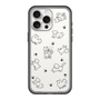 スリムプロテクションプレミアムケース［ オリジナル - CASEPLAYイヌ総柄 - black ］