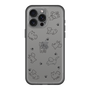 スリムプロテクションプレミアムケース［ オリジナル - CASEPLAYイヌ総柄 - black ］