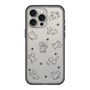 スリムプロテクションプレミアムケース［ オリジナル - CASEPLAYイヌ総柄 - black ］