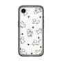 スリムプロテクションプレミアムケース［ オリジナル - CASEPLAYイヌ総柄 - black ］