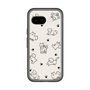 スリムプロテクションプレミアムケース［ オリジナル - CASEPLAYイヌ総柄 - black ］