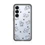スリムプロテクションプレミアムケース［ オリジナル - CASEPLAYイヌ総柄 - black ］
