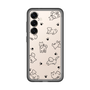 スリムプロテクションプレミアムケース［ オリジナル - CASEPLAYイヌ総柄 - black ］