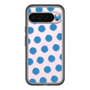 スリムプロテクションプレミアムケース［ オリジナル - 推し色水玉 - ブルー ］