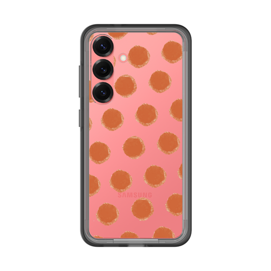 スリムプロテクションプレミアムケース［ オリジナル - 推し色水玉 - レッド ］