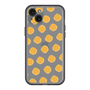 スリムプロテクションプレミアムケース［ オリジナル - 推し色水玉 - オレンジ ］