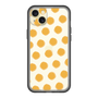スリムプロテクションプレミアムケース［ オリジナル - 推し色水玉 - オレンジ ］