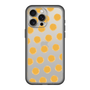 スリムプロテクションプレミアムケース［ オリジナル - 推し色水玉 - オレンジ ］